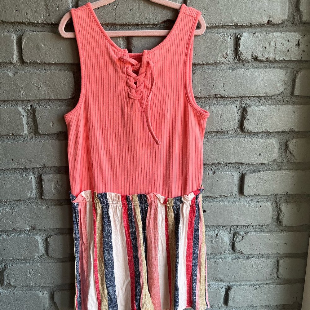 Epic Threads Girl's Romper - Coral (Large)